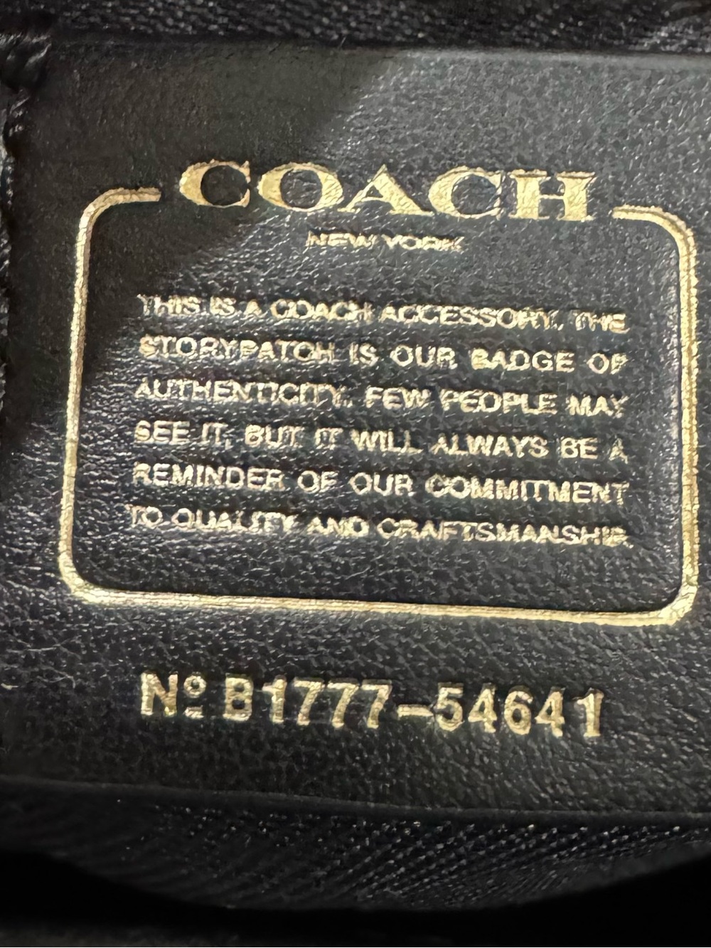 Coach Black Leather Chain Shoulder Bag Crossbody - Picture 3 of 13